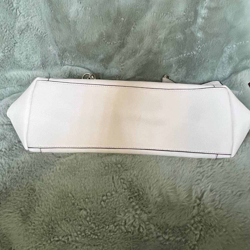 Coach White Leather Ava Tote Bag - Picture 6 of 11